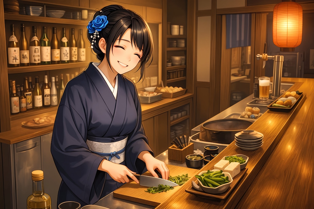 若女将の裏の顔💙