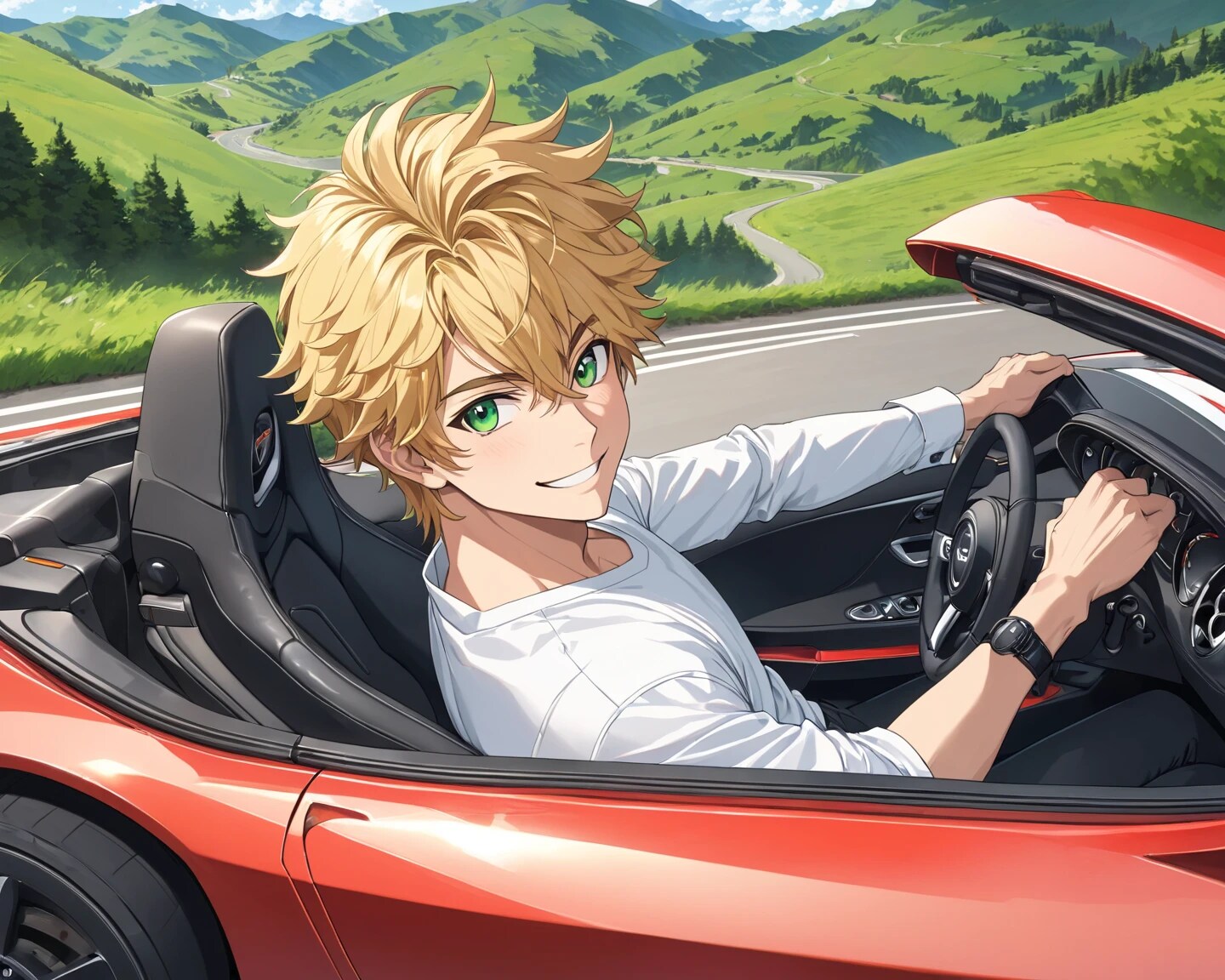 「んじゃ、ちょっとぶっちぎって来るわ」 | の人気AIイラスト・グラビア