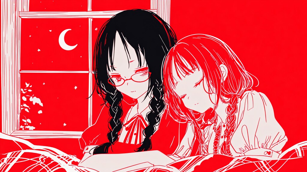 寄宿舎の夜に咲く百合