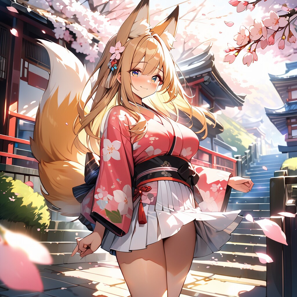 時節：桜ともふもふ