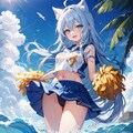 涼しげなチアねこさん2 8枚目