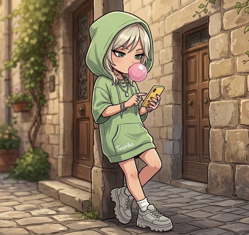 パーカーワンピ（ゆな）