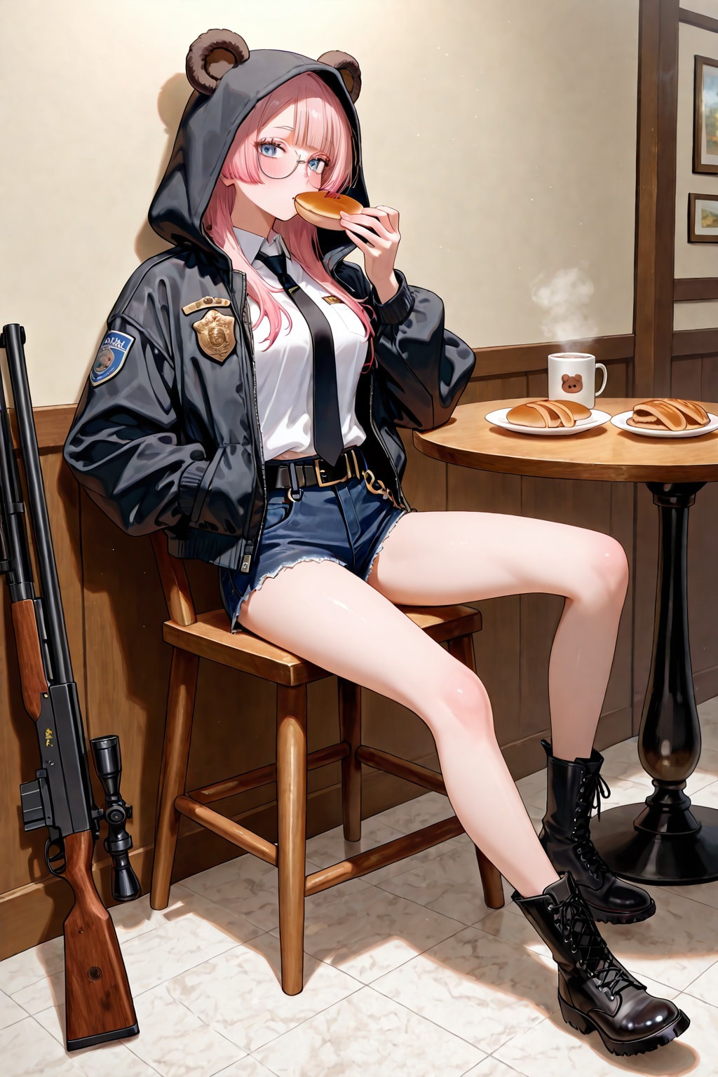 15時のおやつの時間（ふともも、ふくらはぎ）