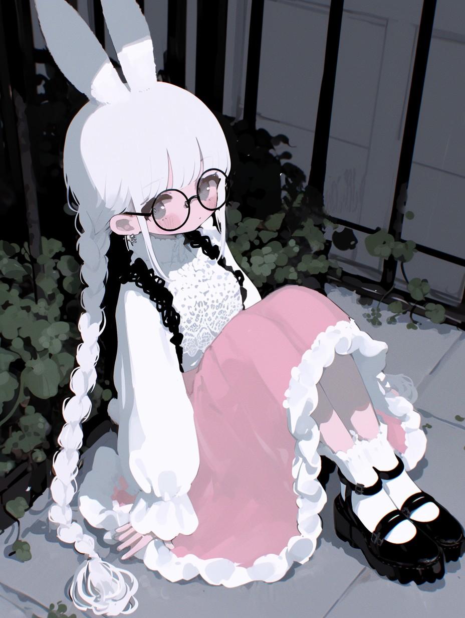 白うさ黒うさ | の人気AIイラスト・グラビア