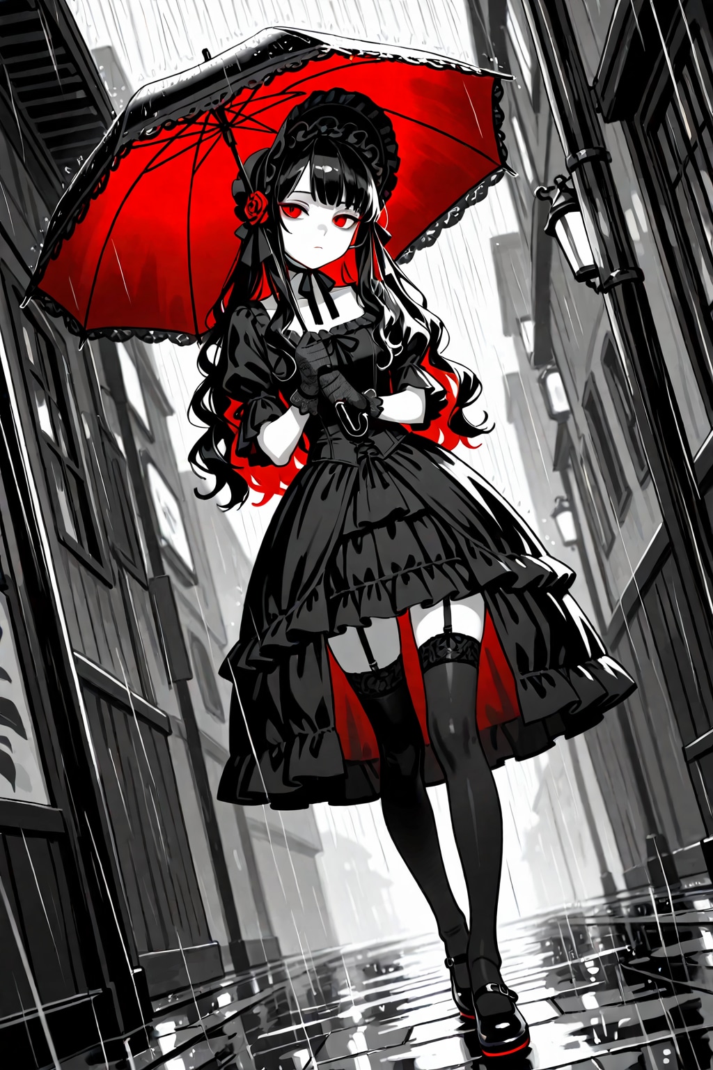 雨の中の散策