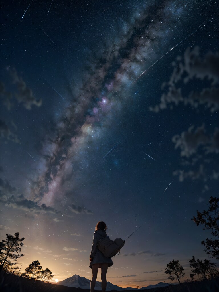 七夕に旅立つ少女