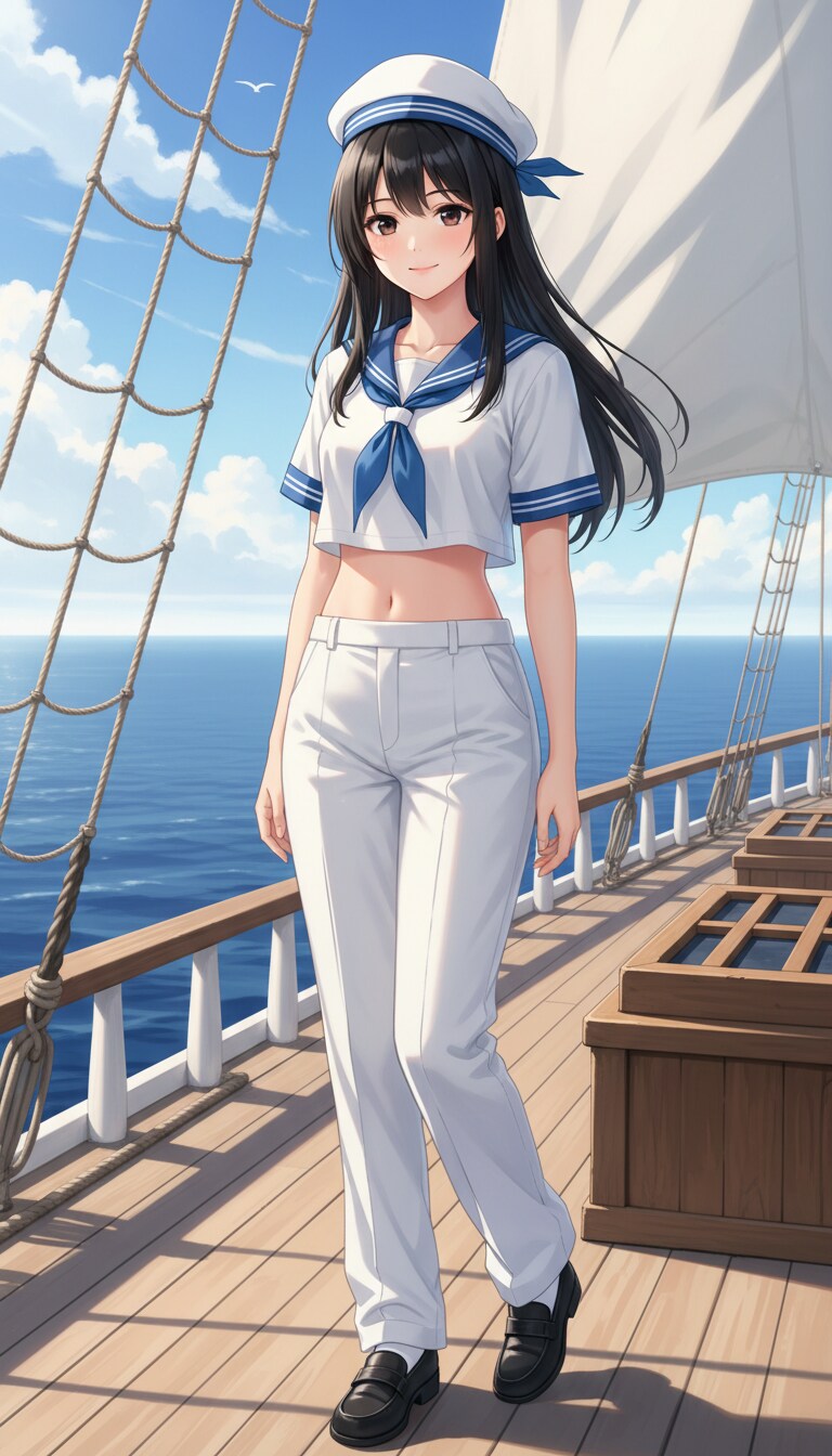 かっこかわいい水兵海原愛海の航海