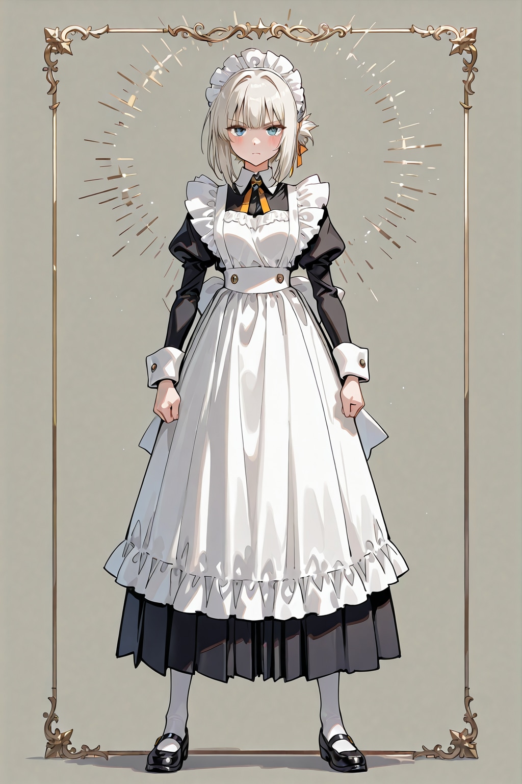 真面目そうなメイドさん