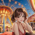 遊園地🎡デートポートコレクション💗三津さんですよー💗三十代巴ちゃんママ 4枚目
