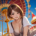 遊園地🎡デートポートコレクション💗三津さんですよー💗三十代巴ちゃんママ 6枚目