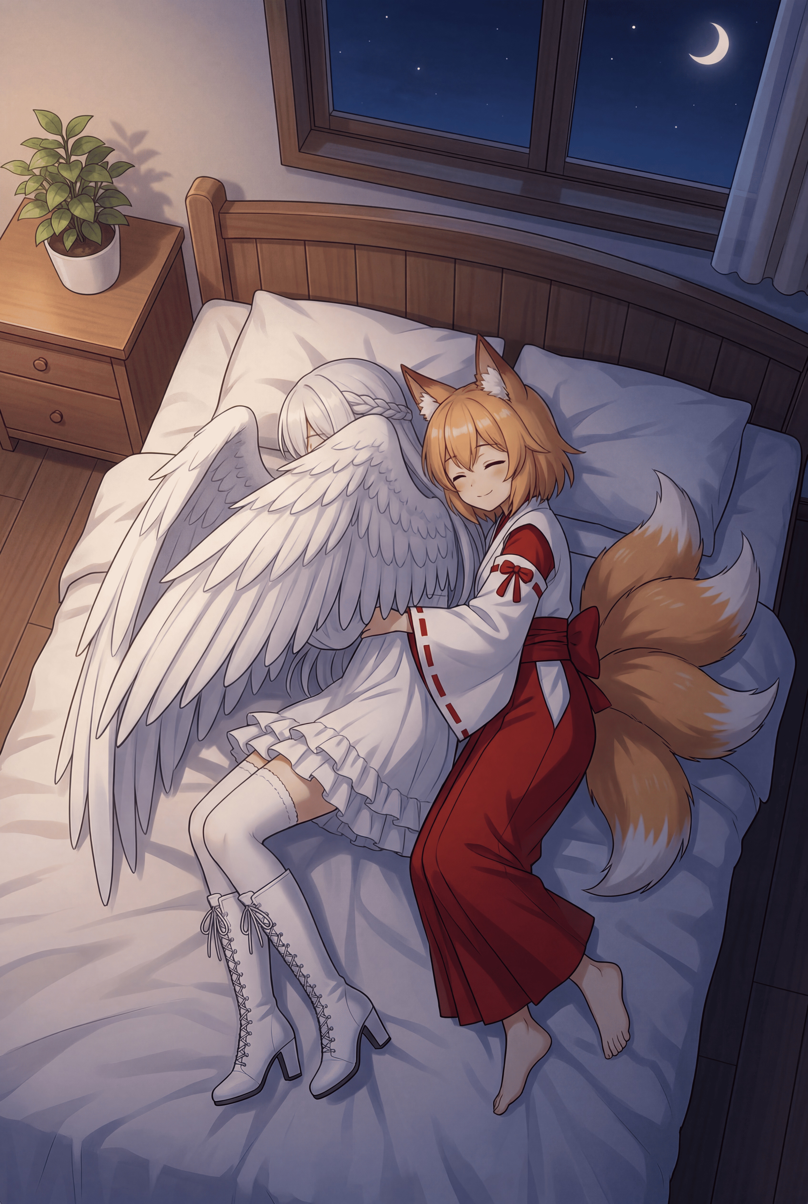 一緒に過ごした夜❤️ | の人気AIイラスト・グラビア