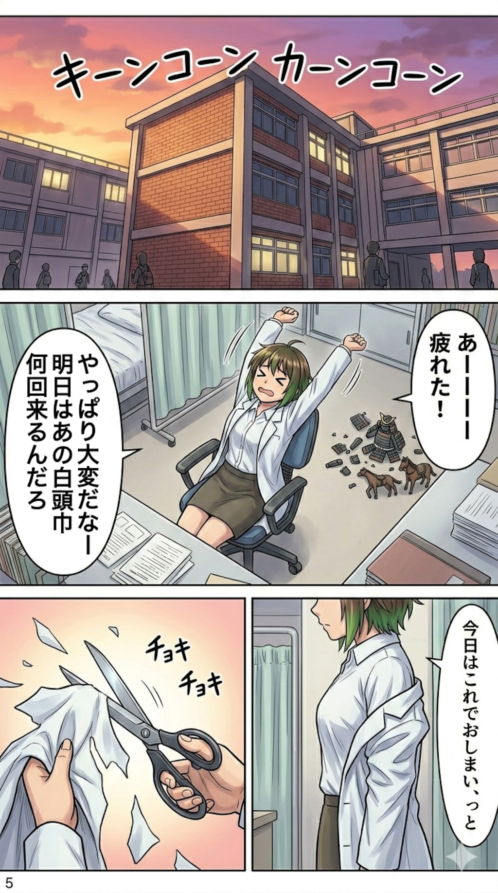 【漫画】悪のちちぷい帝国立　企画モリモリ学園養護教諭　桝 琴音