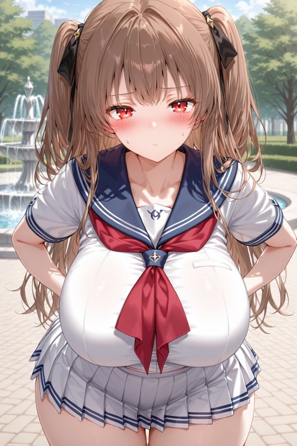 紗耶香とセーラー服デート