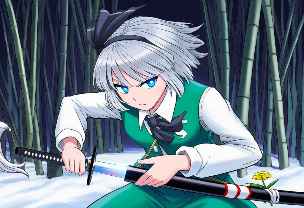 V4,5　東方　魂魄妖夢　抜刀