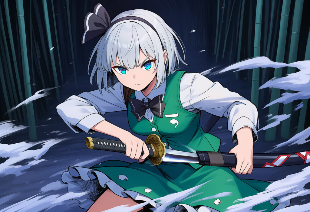 V4,5　東方　魂魄妖夢　抜刀