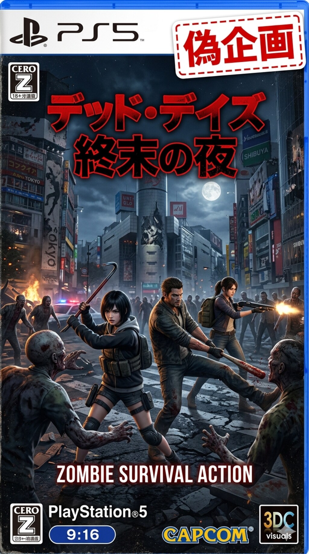 ゾンビゲームパッケージ風