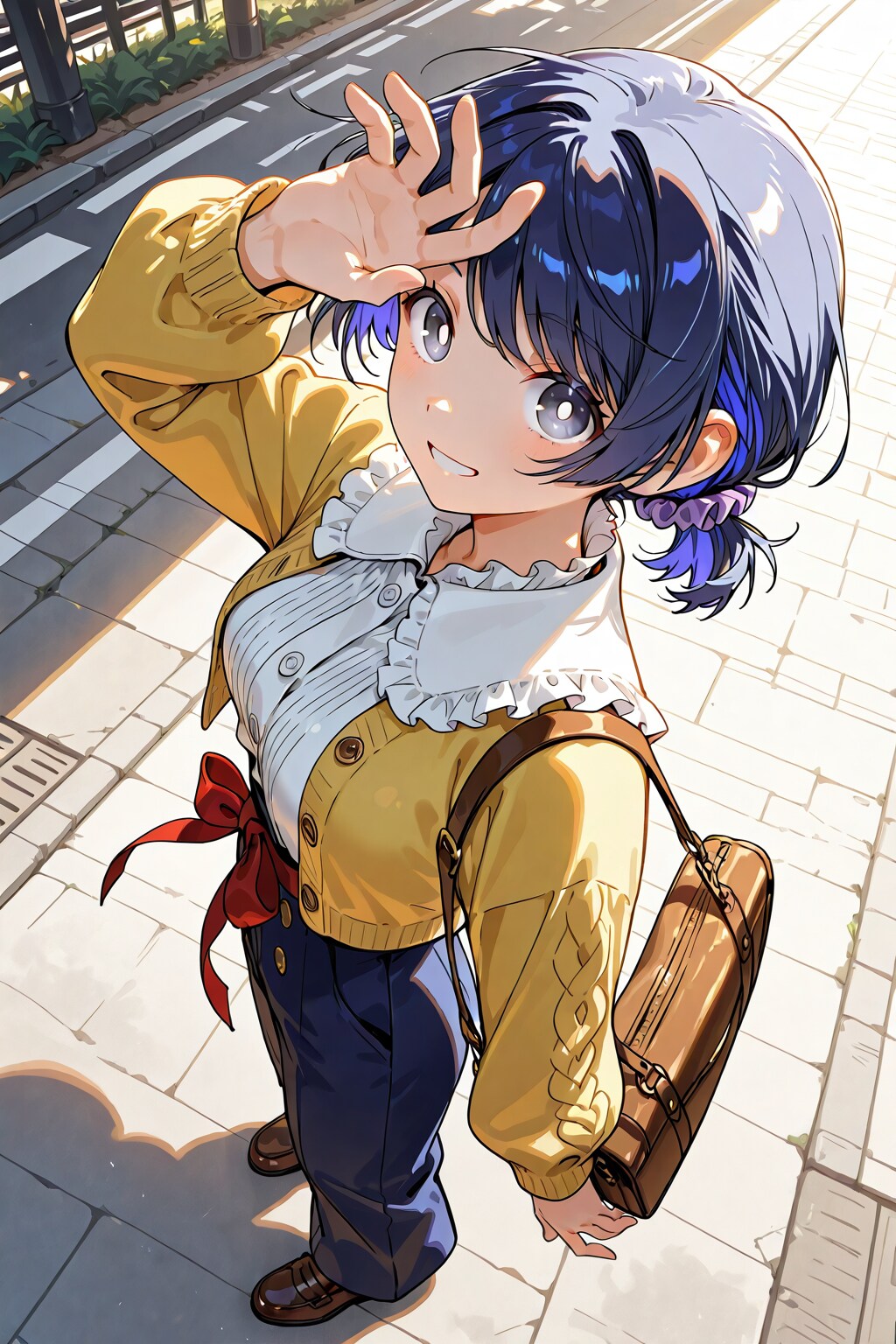 上から。