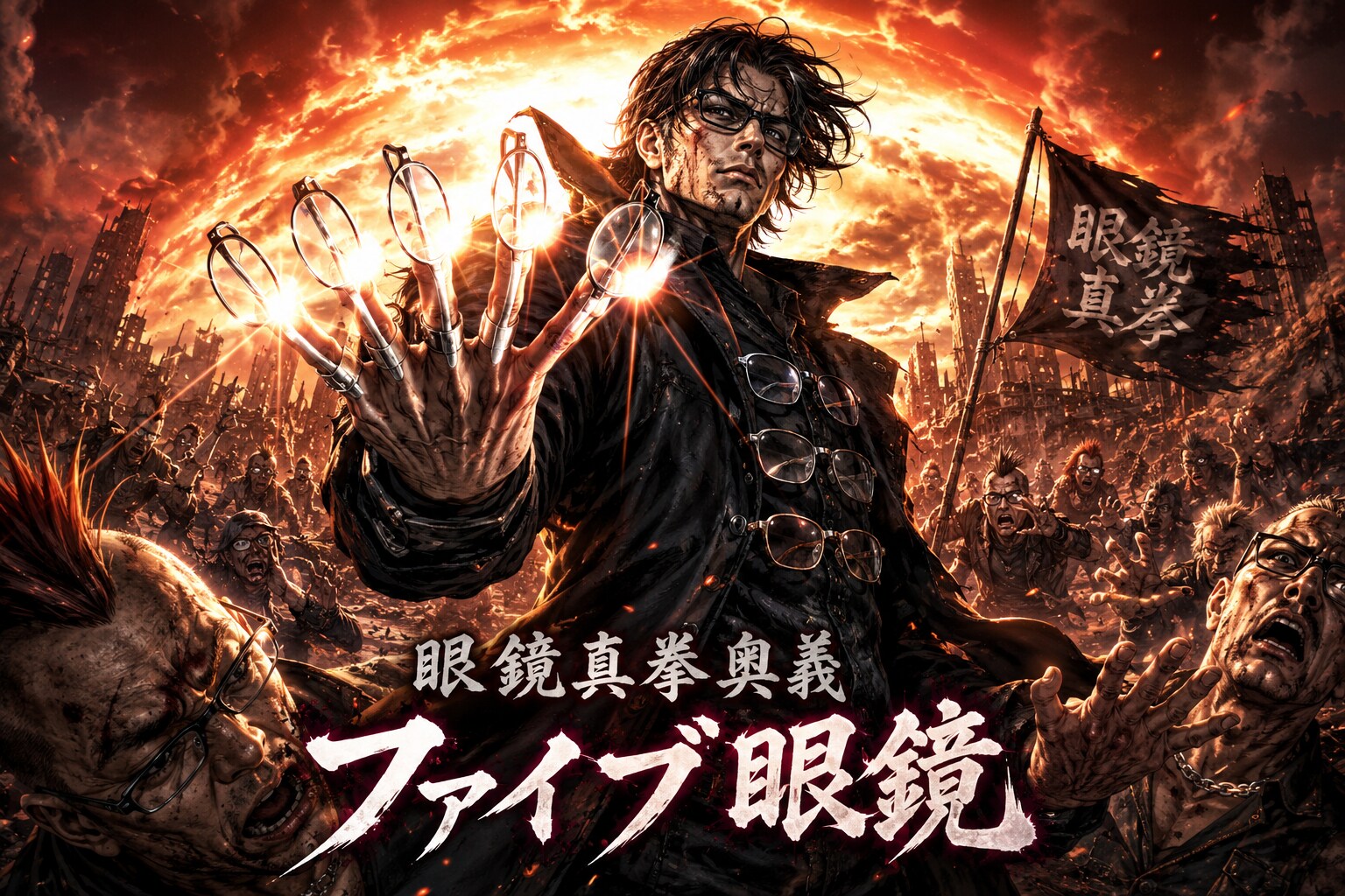 眼鏡をかける作業 | の人気AIイラスト・グラビア