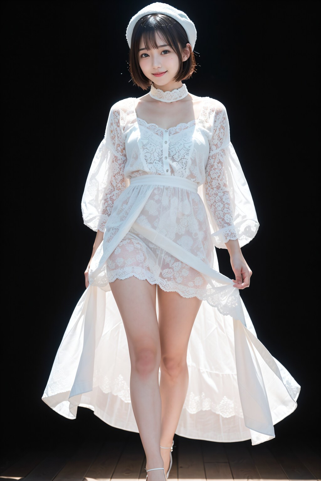 春の新作ドレスショー