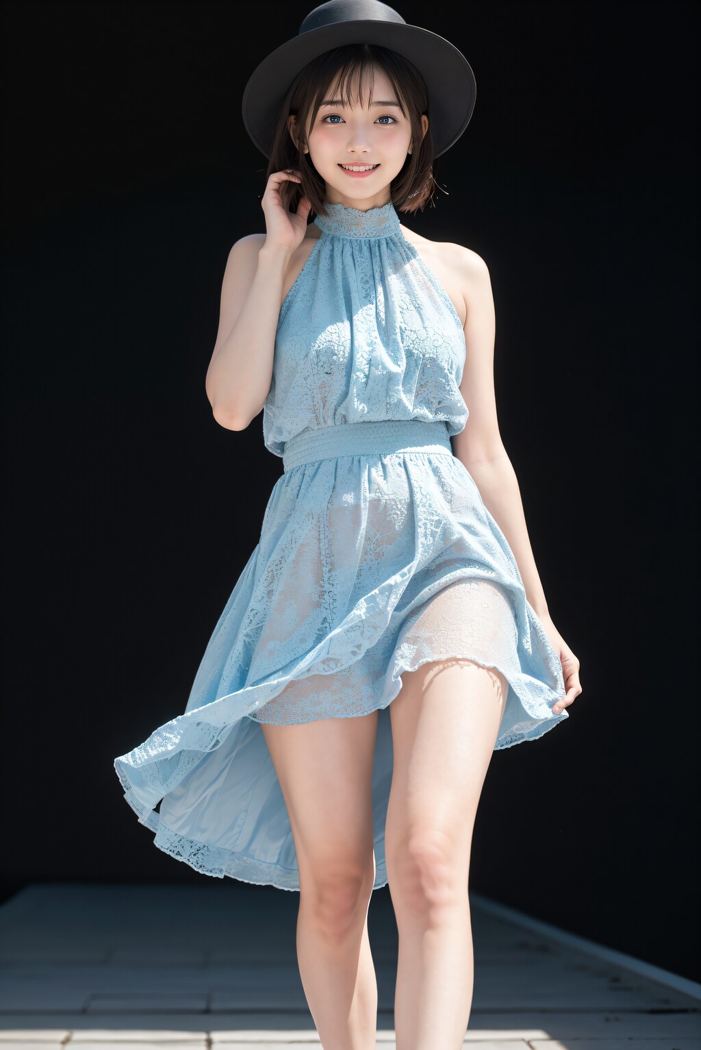 春の新作ドレスショー