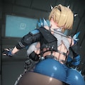 ニキータ(ドールズフロントライン2) 機械触手に責められちゃう 3枚目