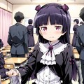 弱小売り子　黒猫 4枚目