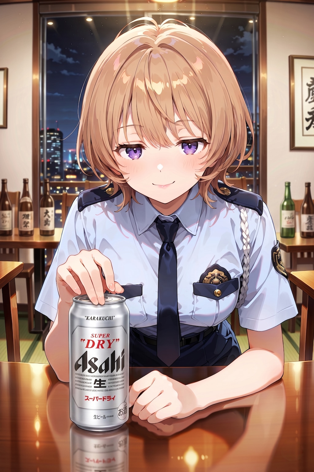 ジト目婦警さんとビール ～乾さつきのドライな日常～ Z617