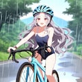 雨の日でもサイクリング 7枚目