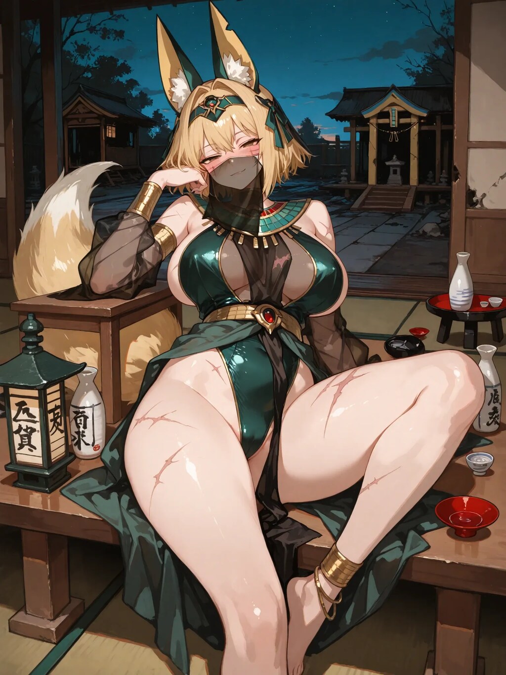 古代エジプトはスケベ文明な衣装の枯葉様