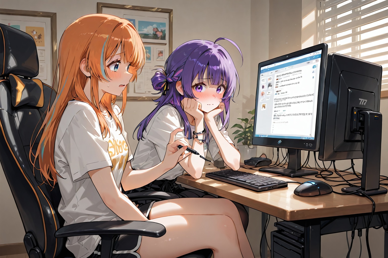 パソコンで動画編集する。練習 | の人気AIイラスト・グラビア