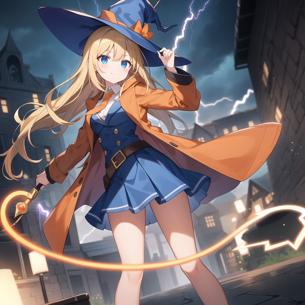 勝ち誇る魔法少女さん