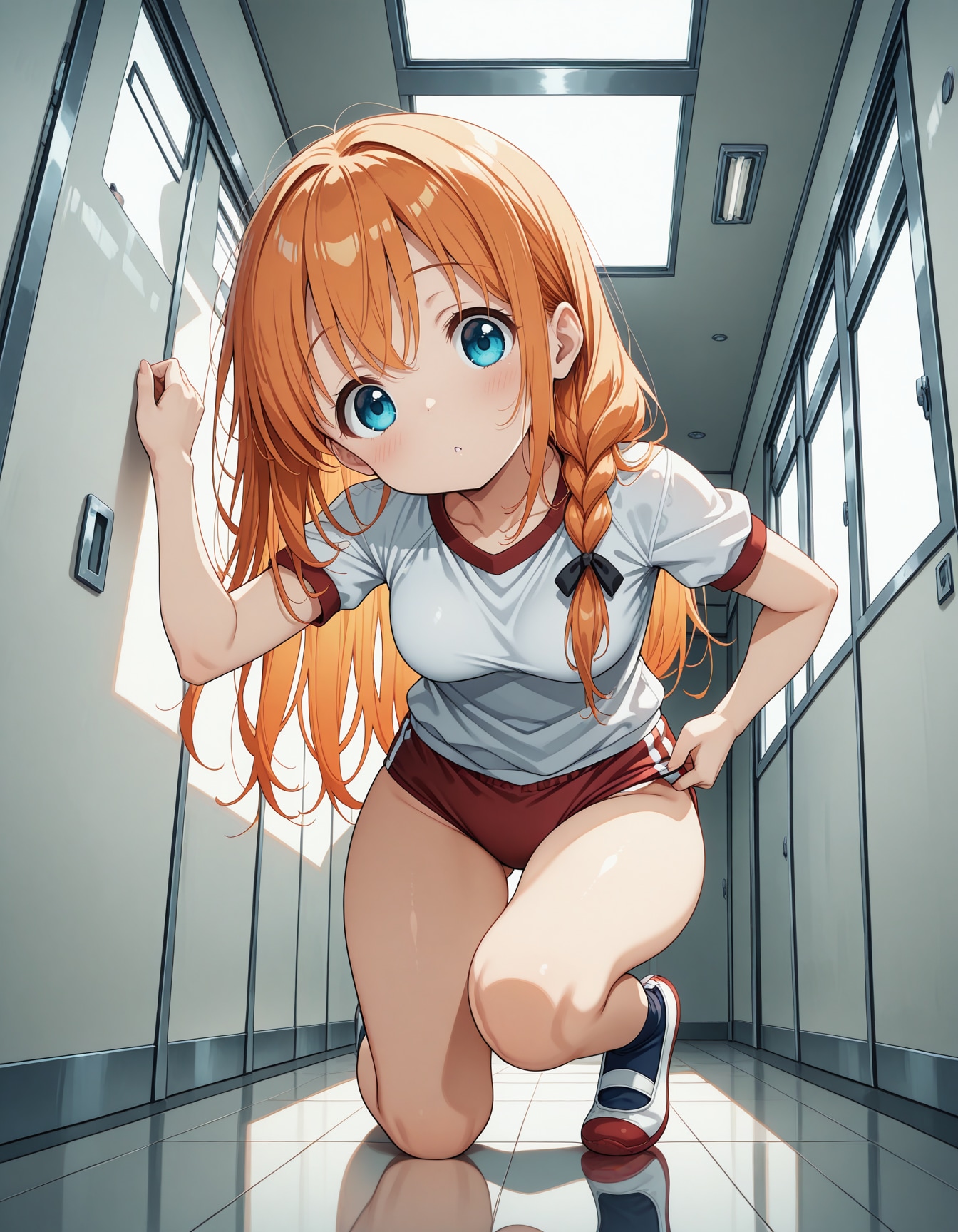 みつあみちゃんで非対称