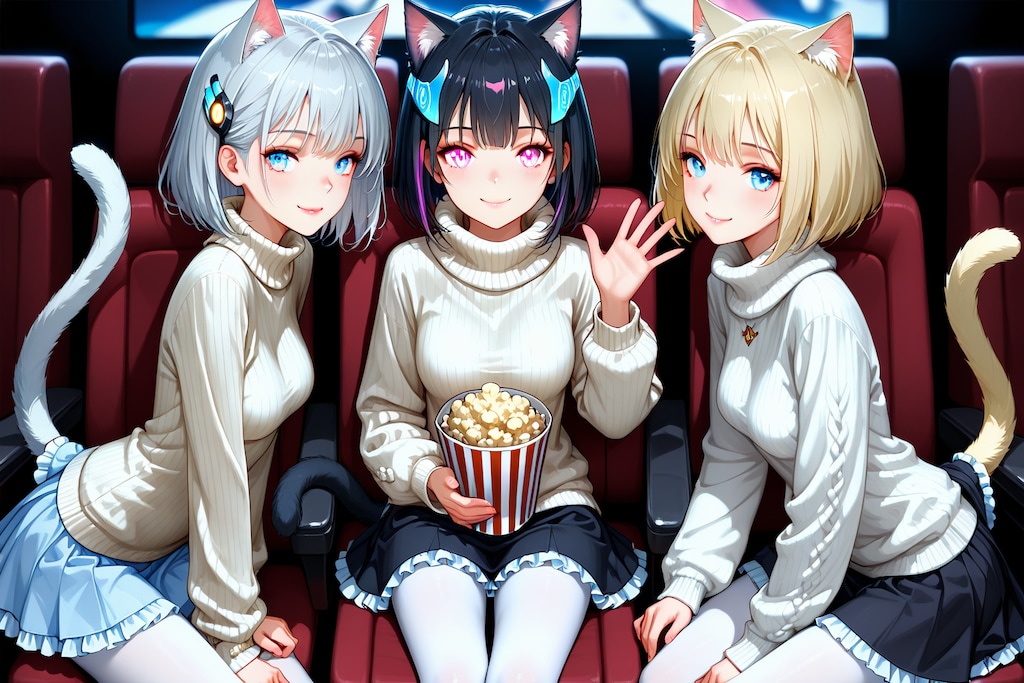 ポップコーンコンボ、大儀であった♡