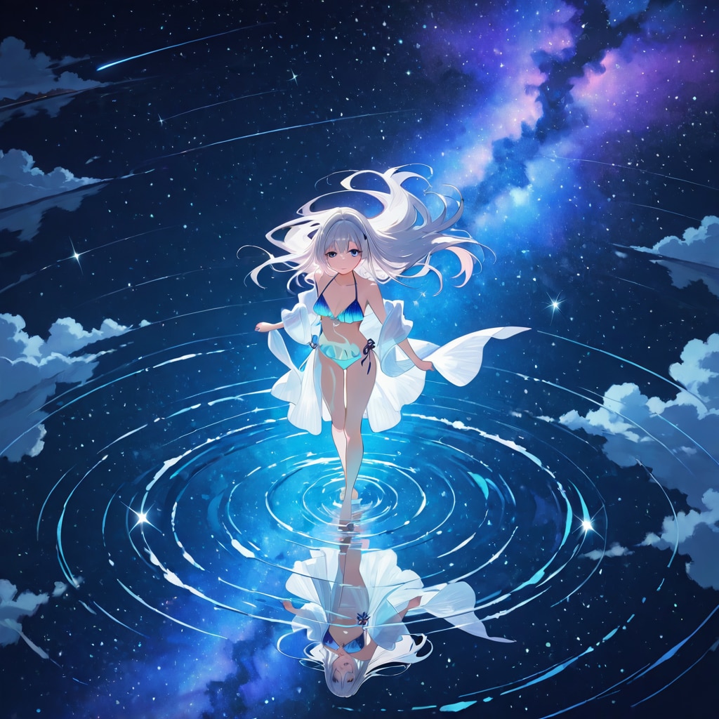 今夜は、星の海をドレスコードにして