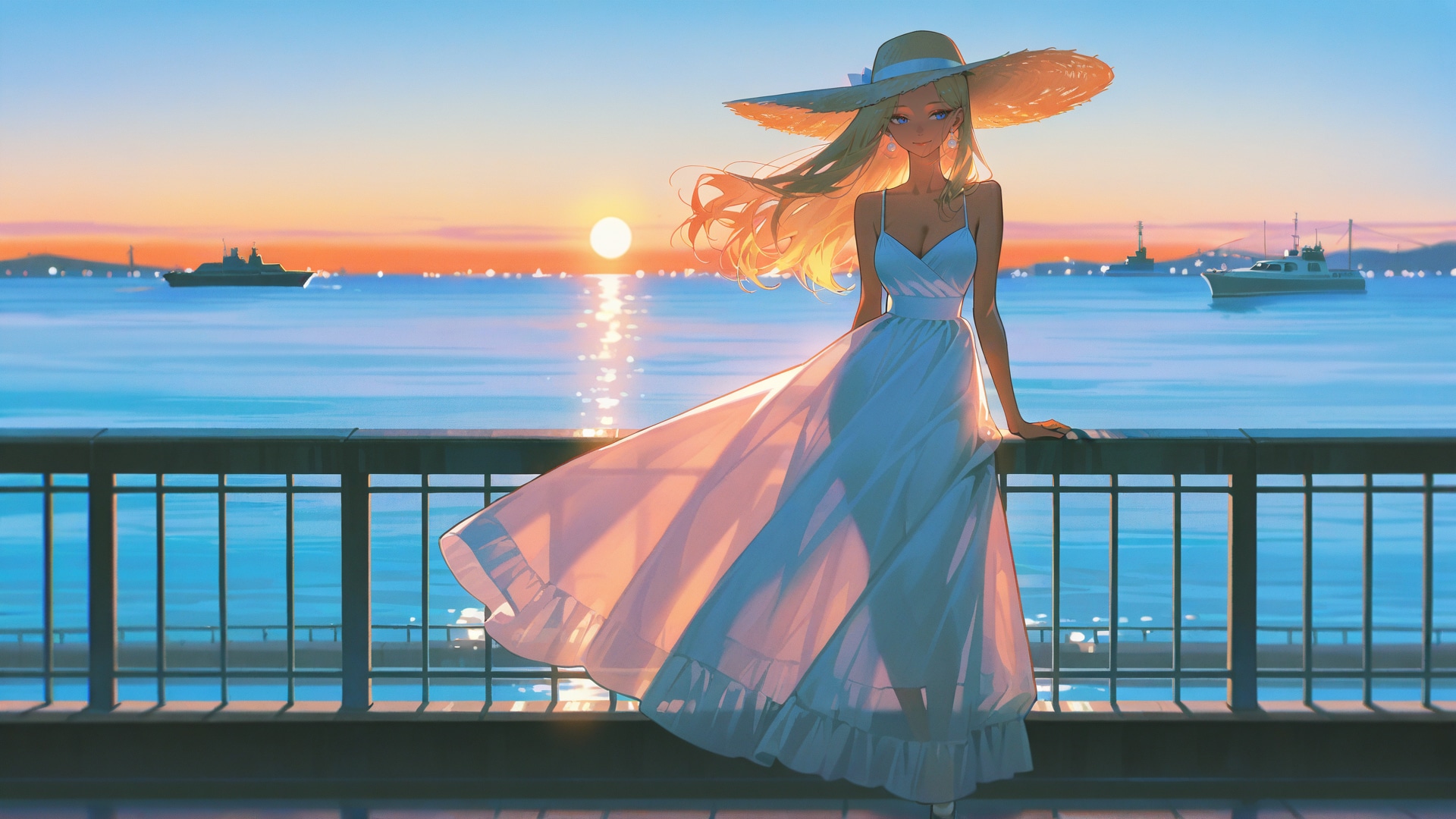 貴方が来る船着き場 | の人気AIイラスト・グラビア