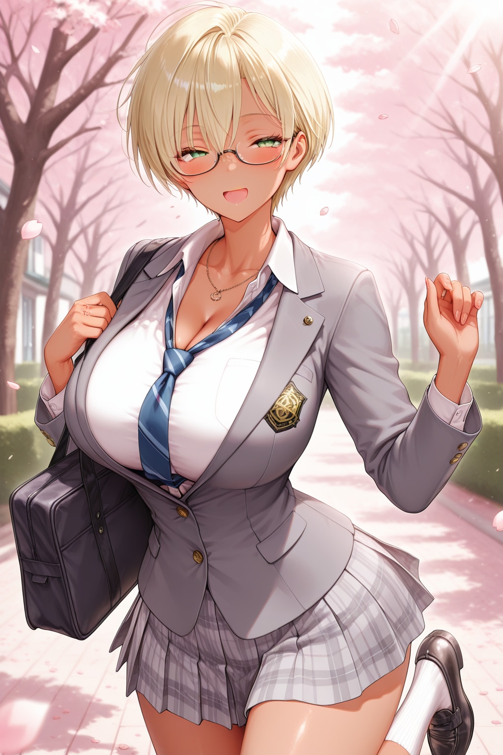 新学期で通学する妹ちゃん | の人気AIイラスト・グラビア