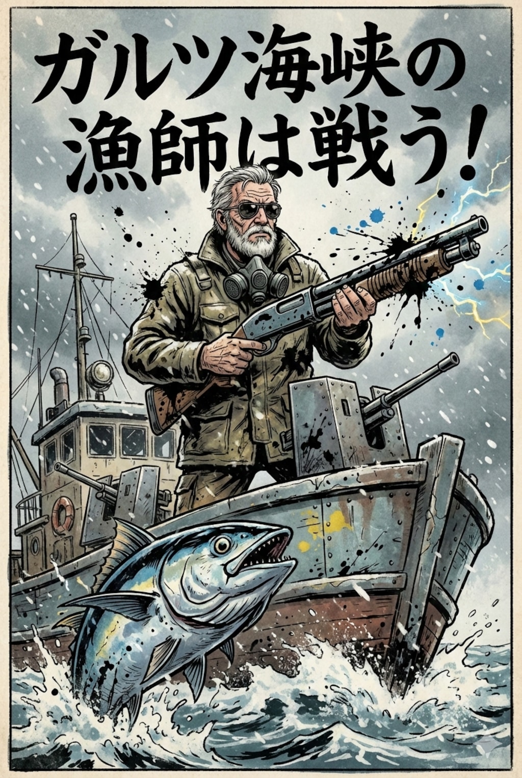 小説『ガルツ海峡の漁師は戦う！』【ニャンノ世界】