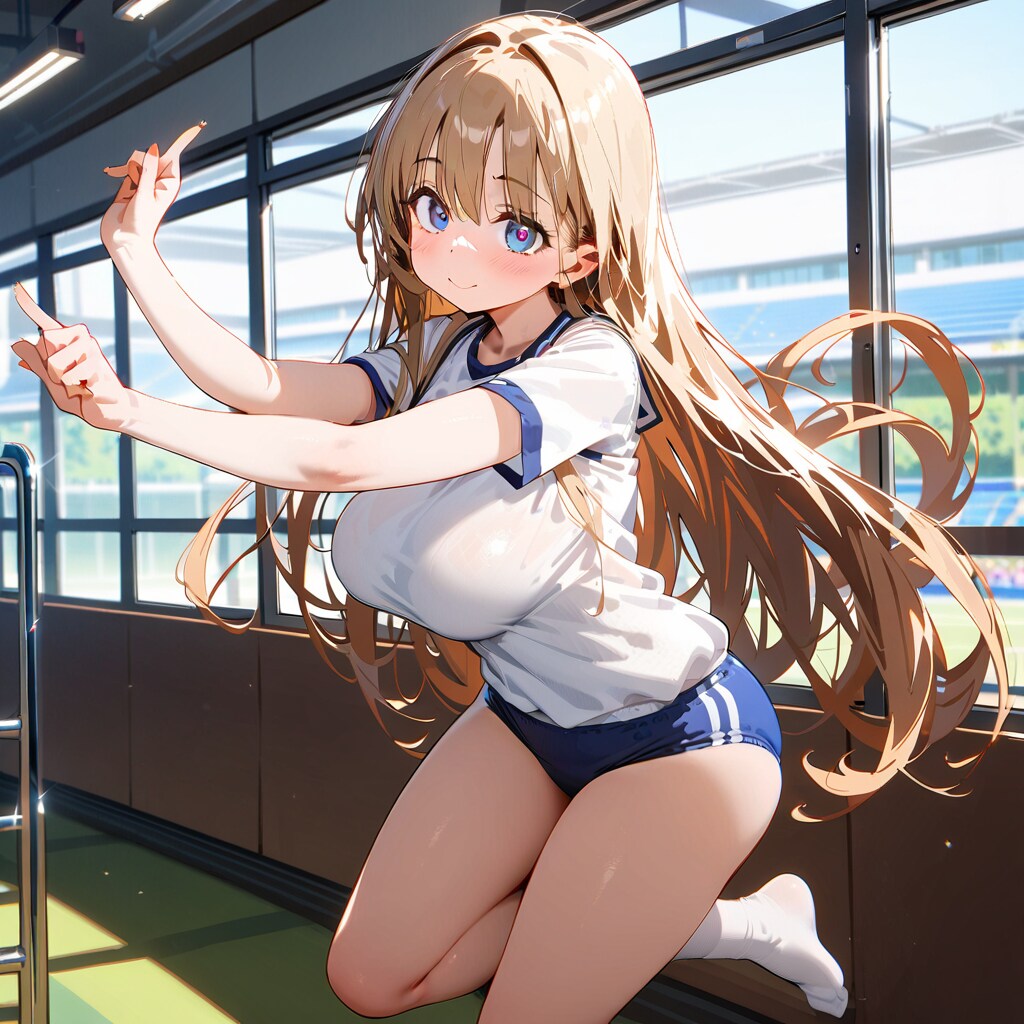 ブルマ姿の由紀先生