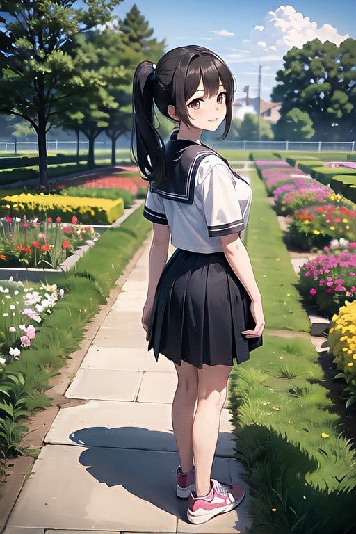 後ろ姿
