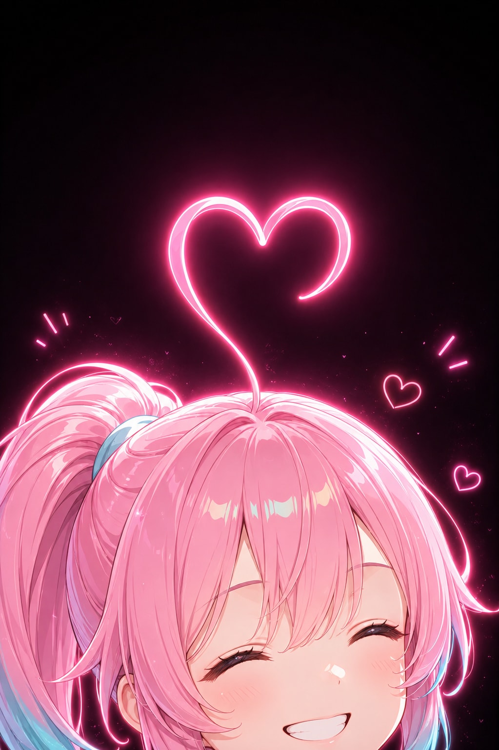 Happy Neon Ahoge