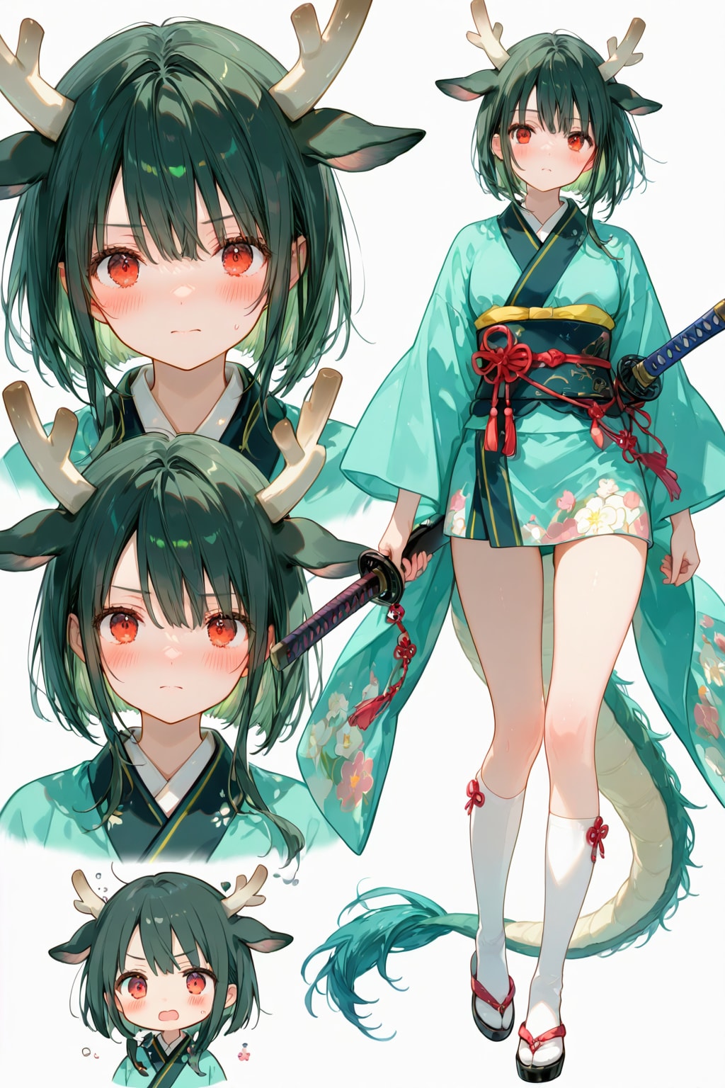 竜人女剣士 | の人気AIイラスト・グラビア