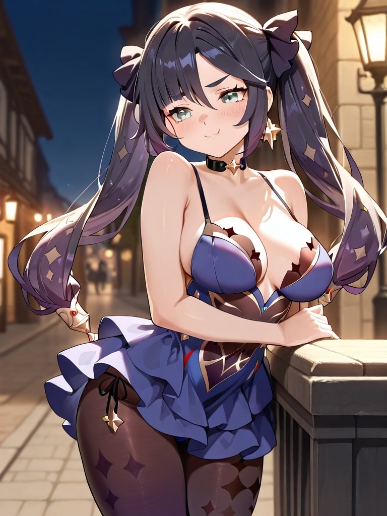 成熟したモナと外で❤️する話