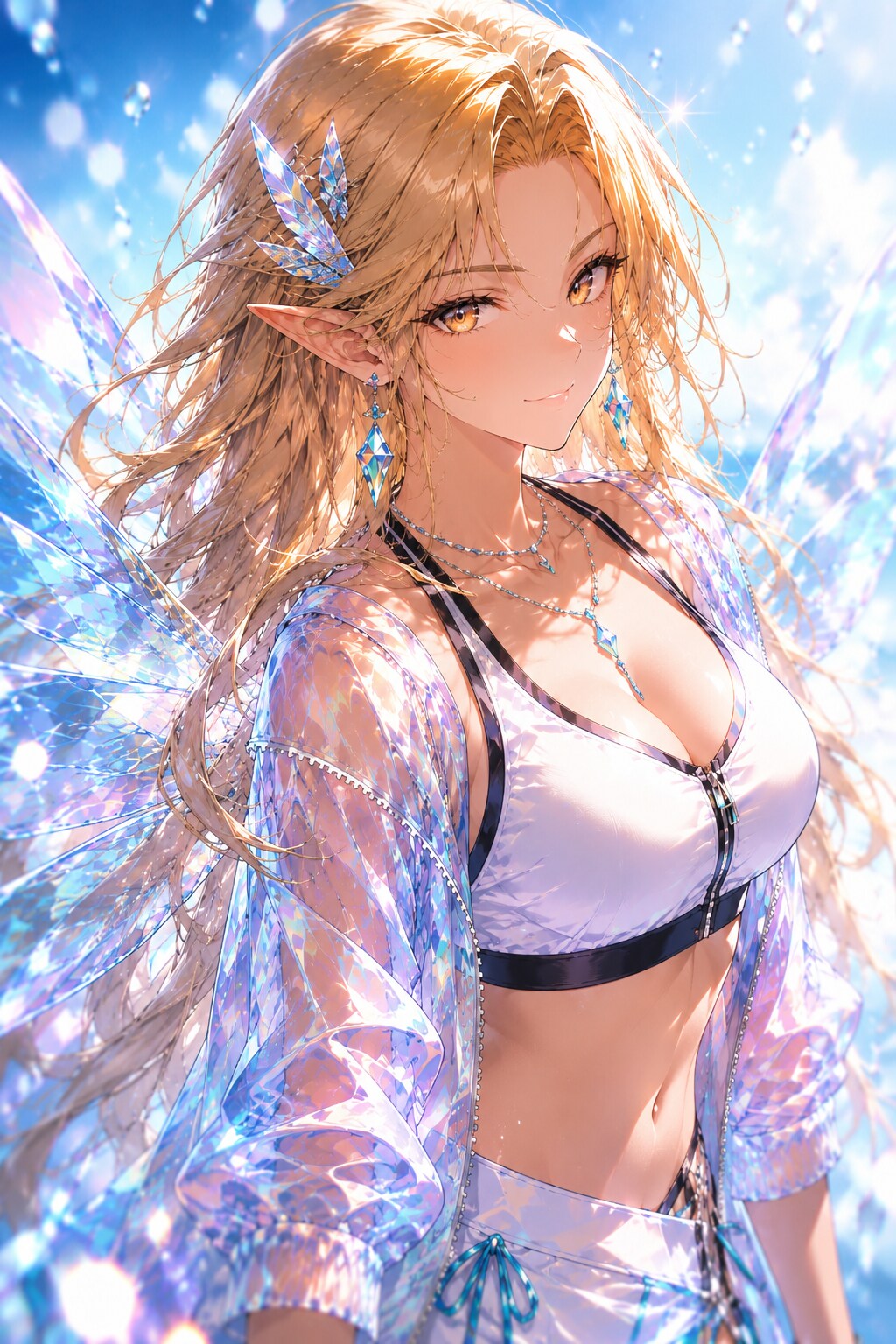 ナマ足ヘソ出し