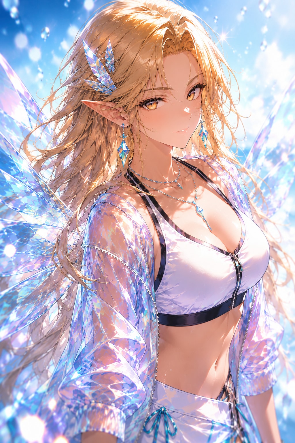 ナマ足ヘソ出し