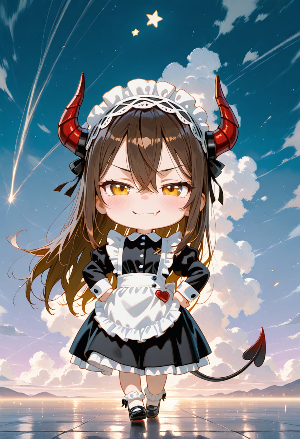 ちび魔界メイド担当になった子