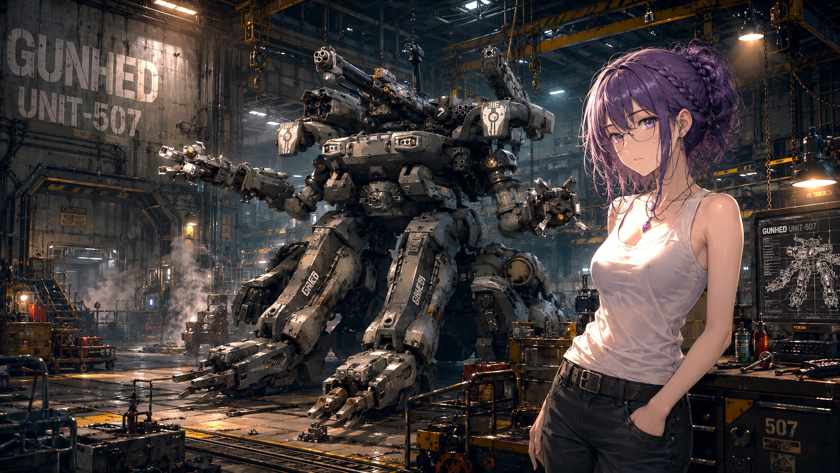 Café Eclipse 地下秘密ハンガー  ―  GUNHED UNIT-507