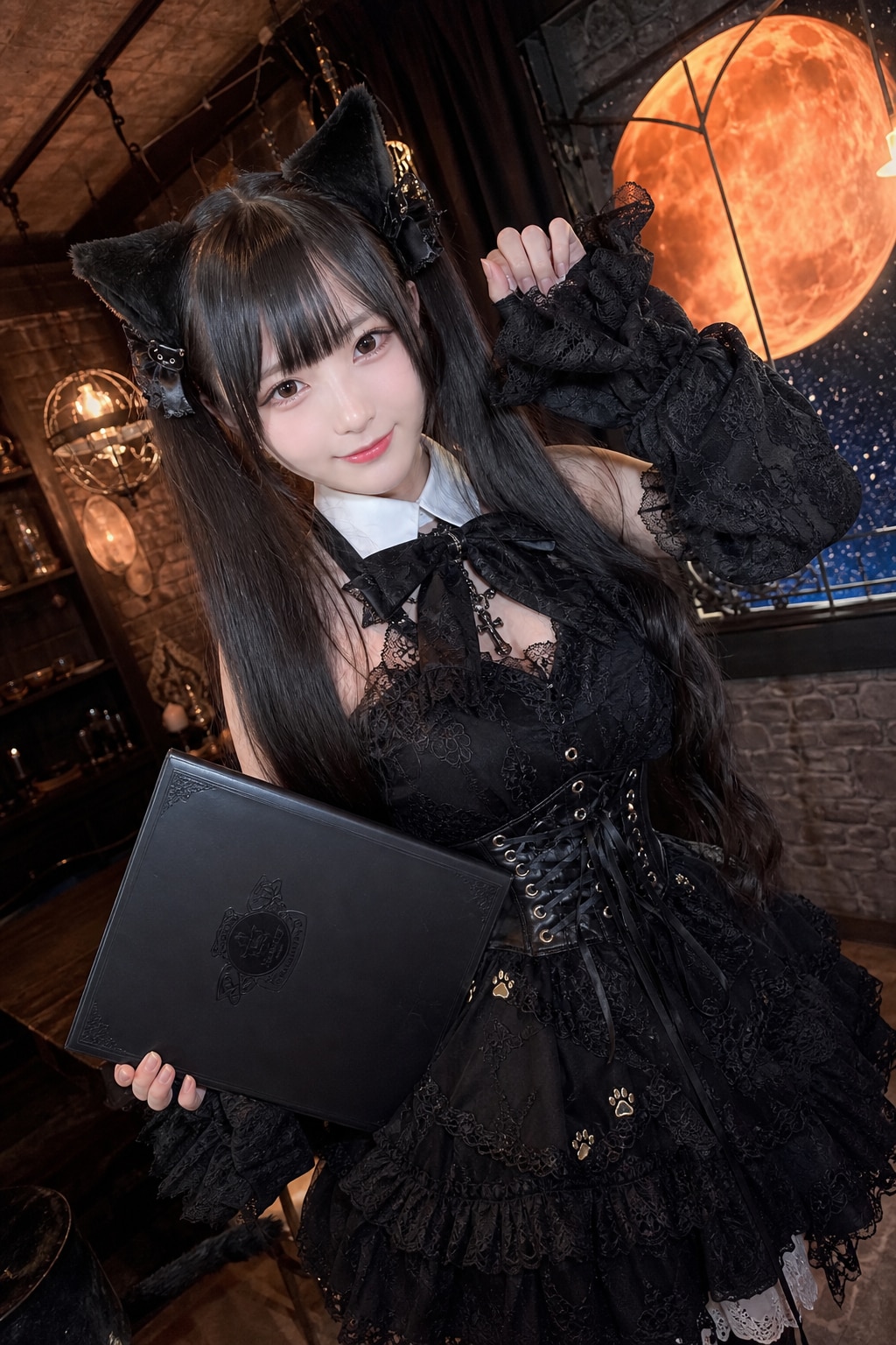 黒ツイにゃん