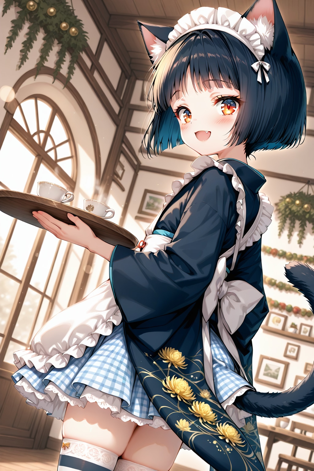 ネコミミワフウメイド
