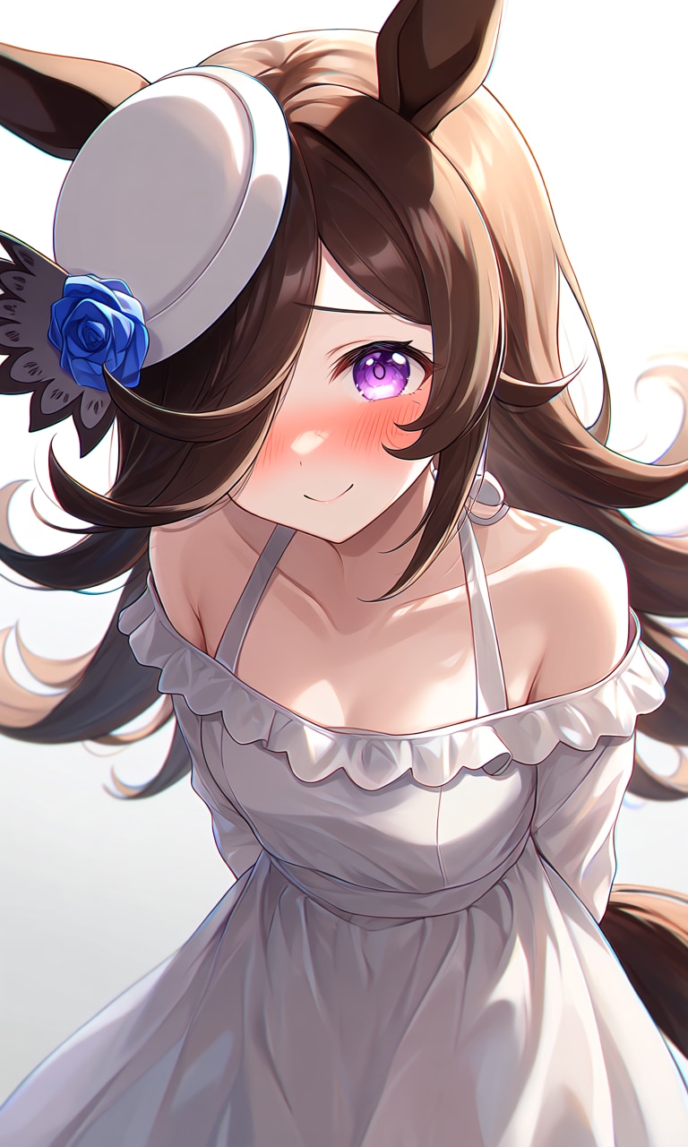 上目遣いのライスシャワー