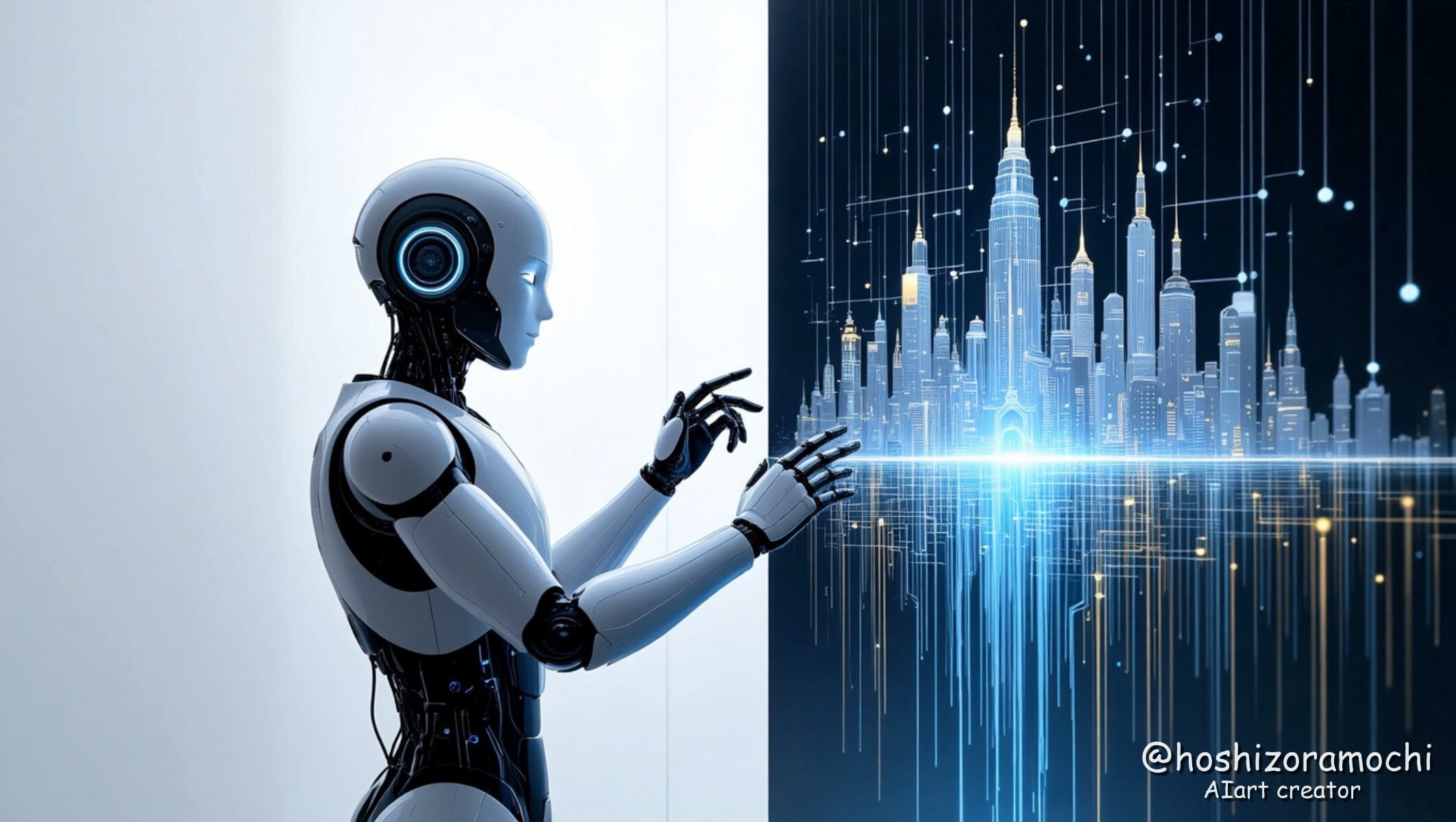 アルゴリズムが紡ぐ、新しい芸術🏙️💎 | の人気AIイラスト・グラビア